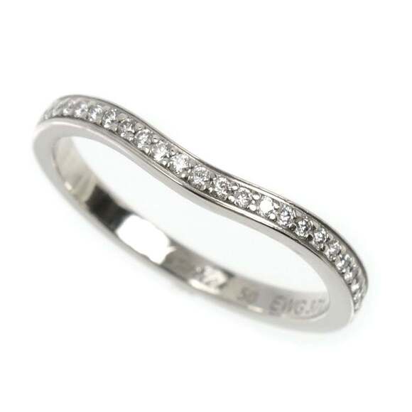 Cartier Jewelry - CARTIER Silver Diamond Eternity Ring